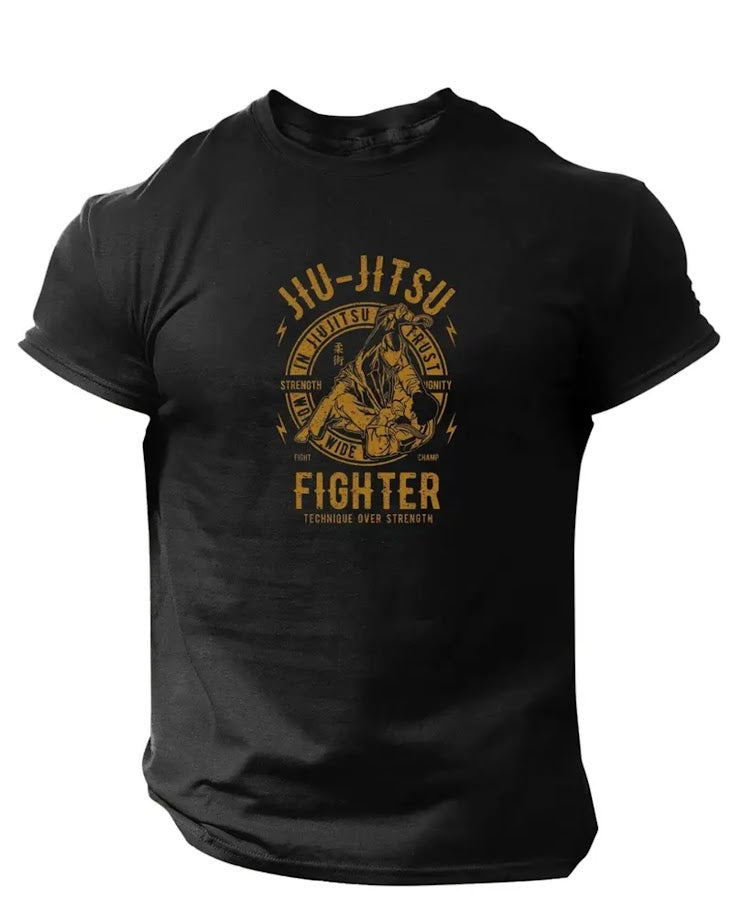 T-shirt noir Grappling
