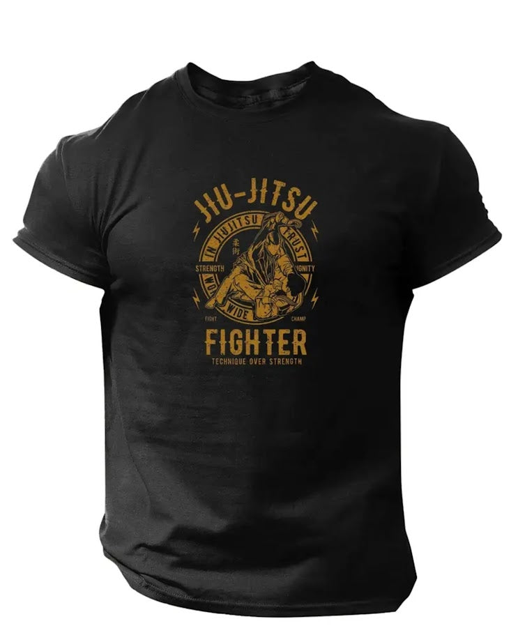 T-shirt noir Grappling