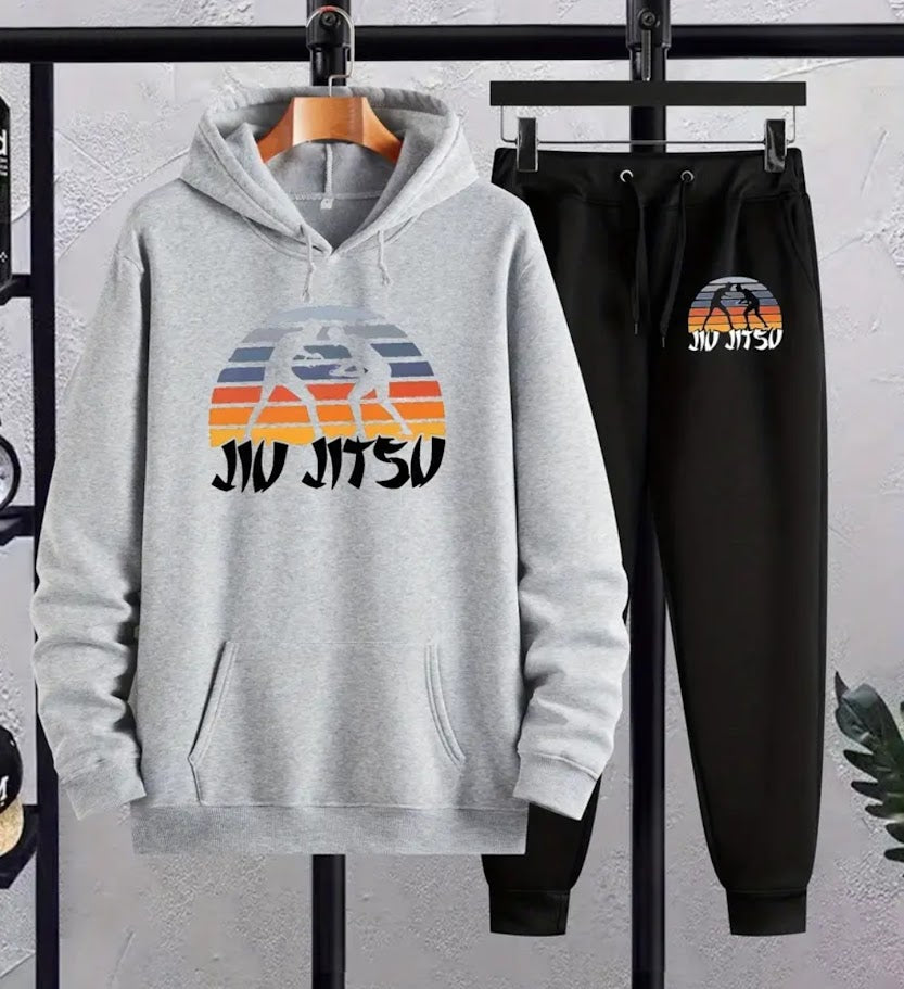 Jogging couleur gris jjb